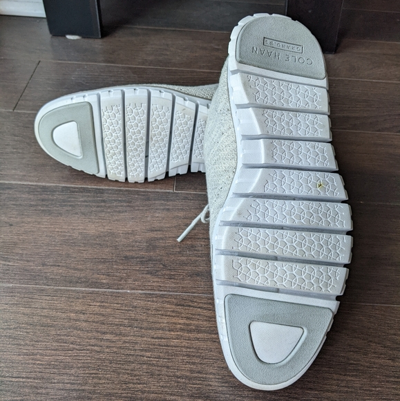 Men's Cole Haan ZEROGRAND Wingtip Oxford Stitchlite in Light Heathered Oatmeal - Picture 5 of 9